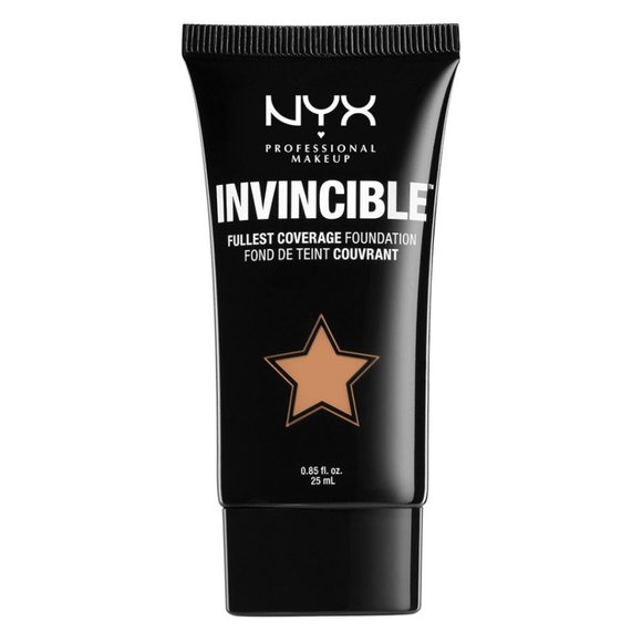 New NYX Invincible Fullest Coverage Foundation Tan - Picture 1 of 5